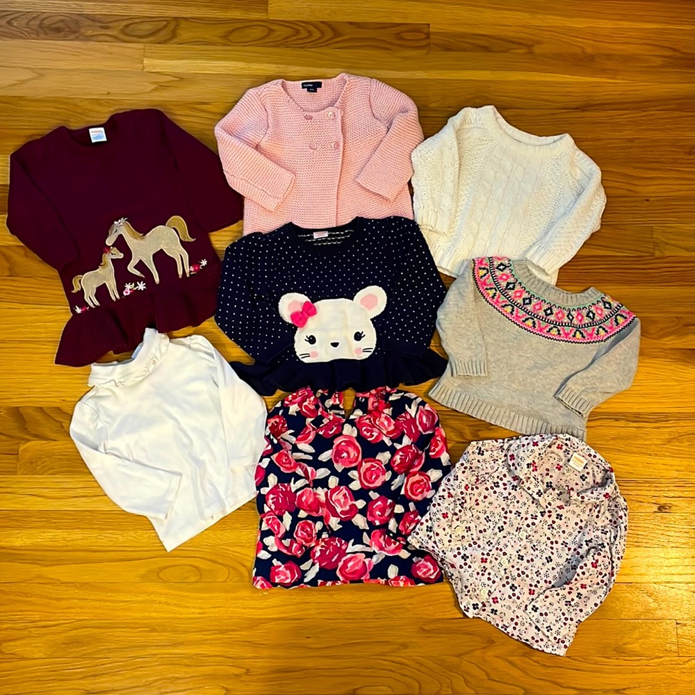 VGUC 18-24 month- Sweater/Blouse Lot- Gymboree, Baby Gap, Carters -Mix & Match